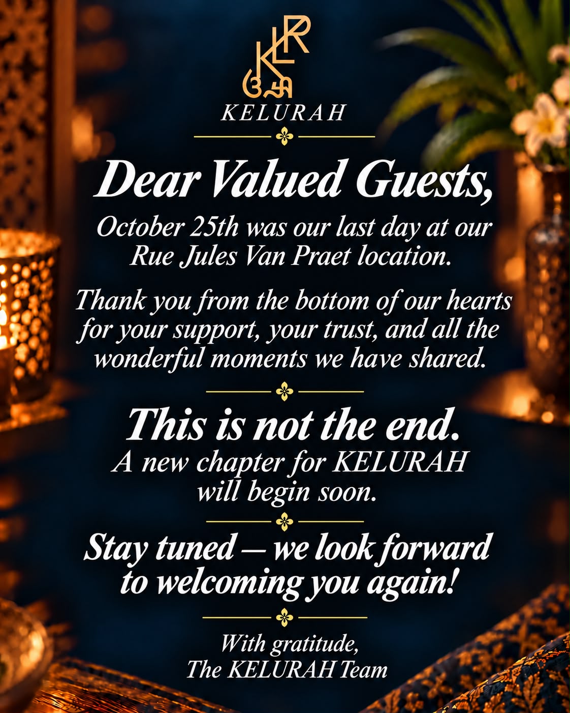 Kelurah - Closing announcement